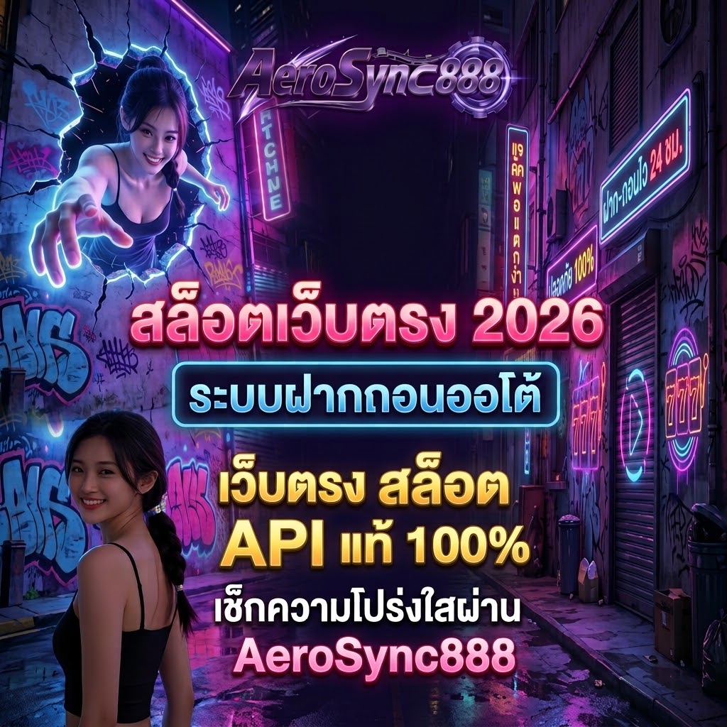 สล็อตเว็บตรง APIแท้ 100% ปี 2026 aerosync888